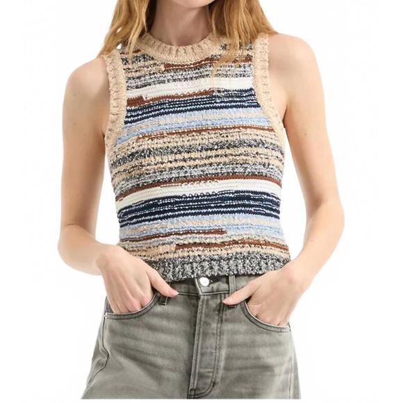 VERONICA BEARD Tops - NEW VERONICA BEARD cropped jerrel knit tank in multi